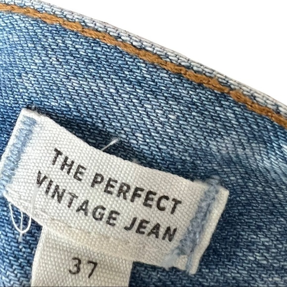 NWT MADEWELL 90s High Rise Ankle Crop Light Wash Denim Tapered Leg Mom Jeans 37 - Picture 8 of 10